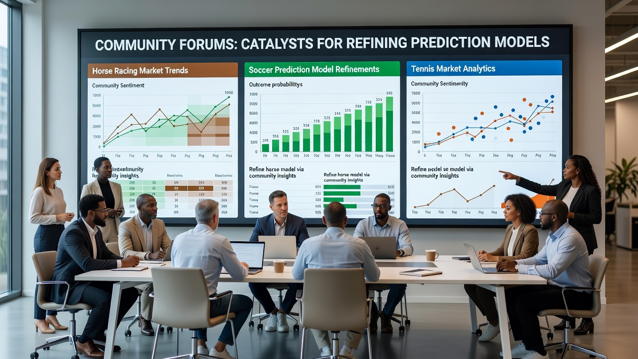 Analysts examining tennis and soccer performance charts shared within a community forum setting