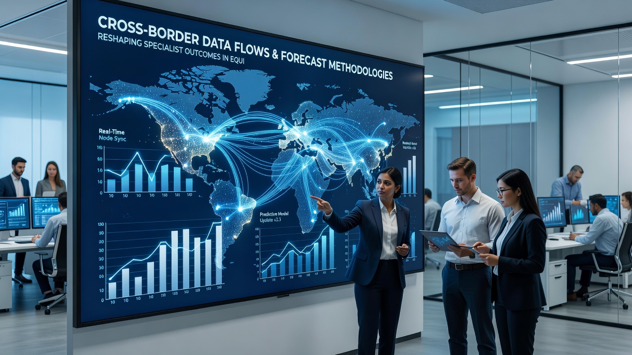 League data analysts reviewing international performance feeds