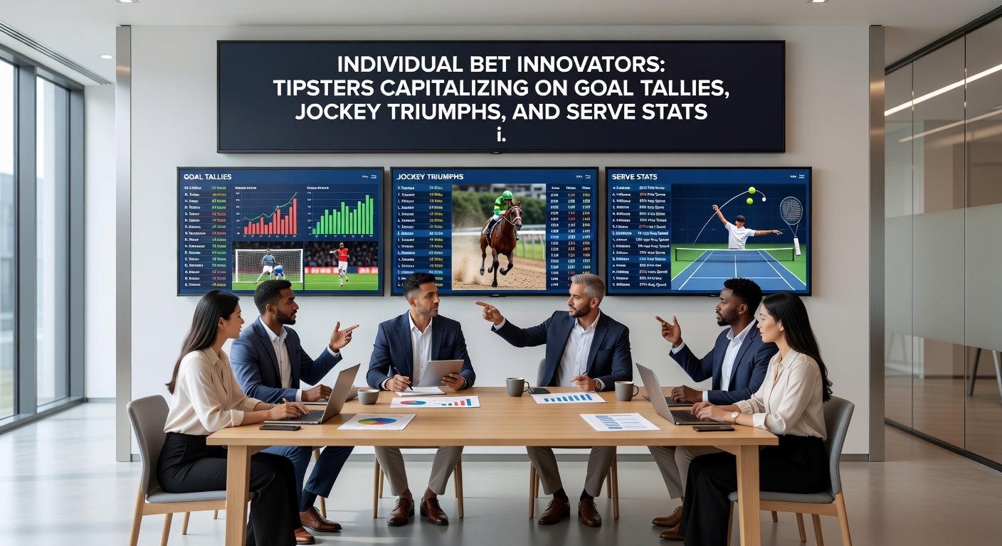 Jockey celebrating a win at the finish line with a crowd cheering, overlaid with stats charts