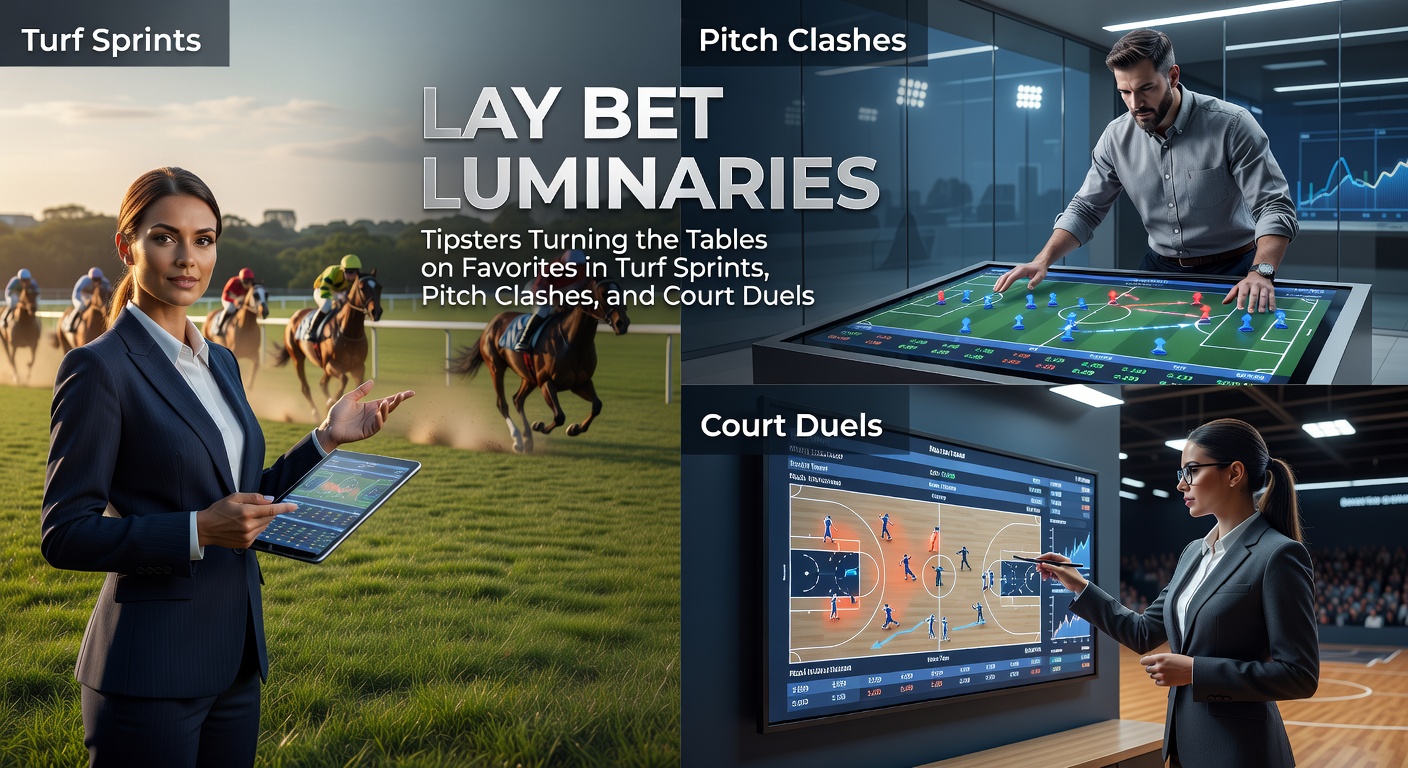 Tipster analyzing lay bet opportunities on a turf sprint race, highlighting favorites prone to upsets