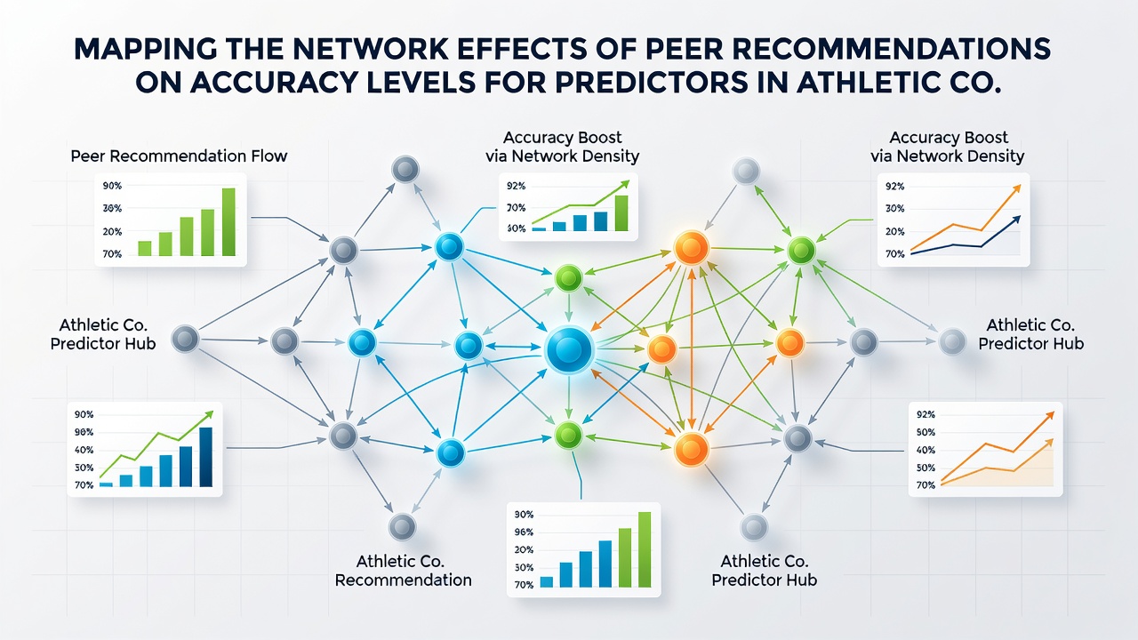 Graph illustrating accuracy improvements linked to peer recommendation volume in track events