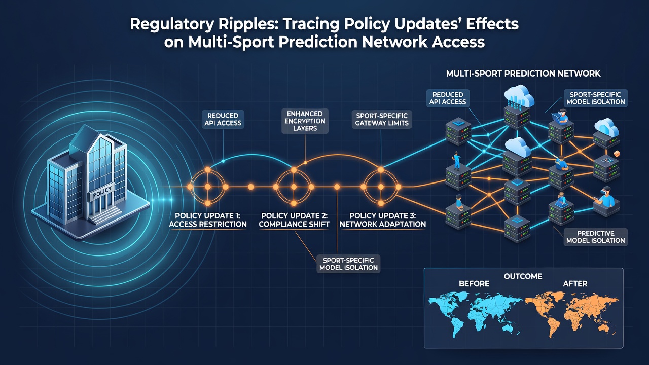 Image depicting policy documents and digital network connections affected by international regulations