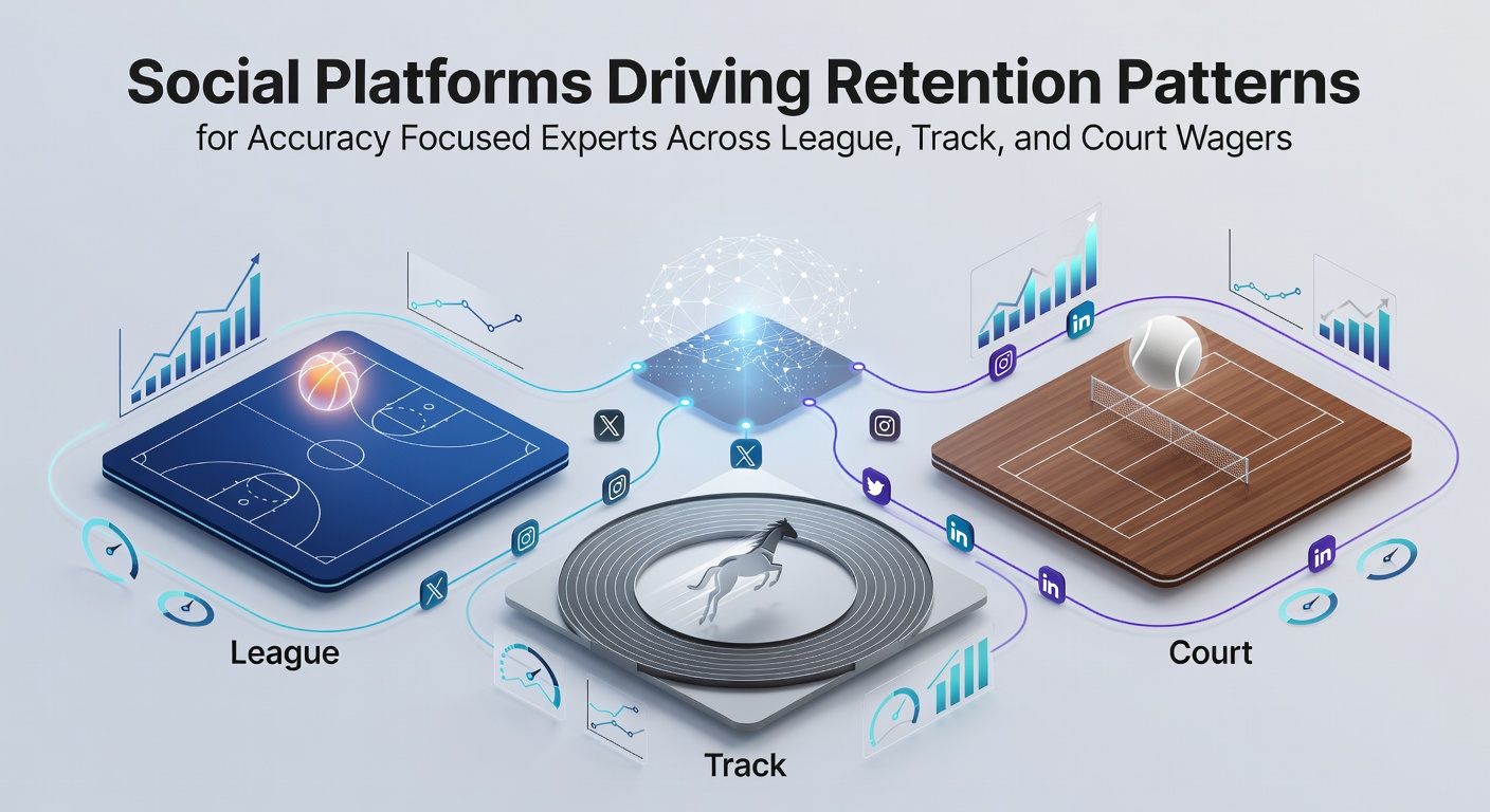 Social media interfaces showing engagement metrics for betting experts in football, horse racing, and tennis