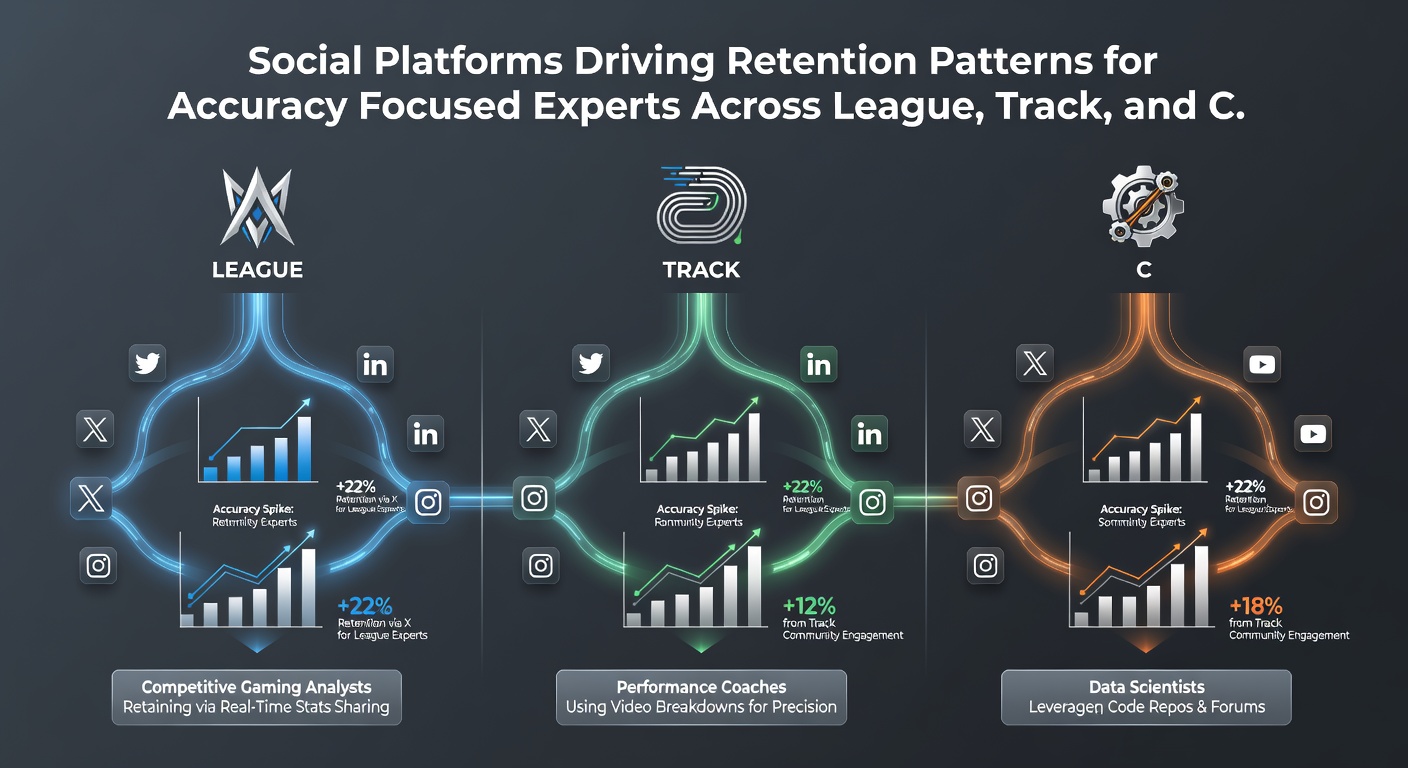 Analytics dashboard comparing retention rates for tipsters in horse racing and tennis betting communities