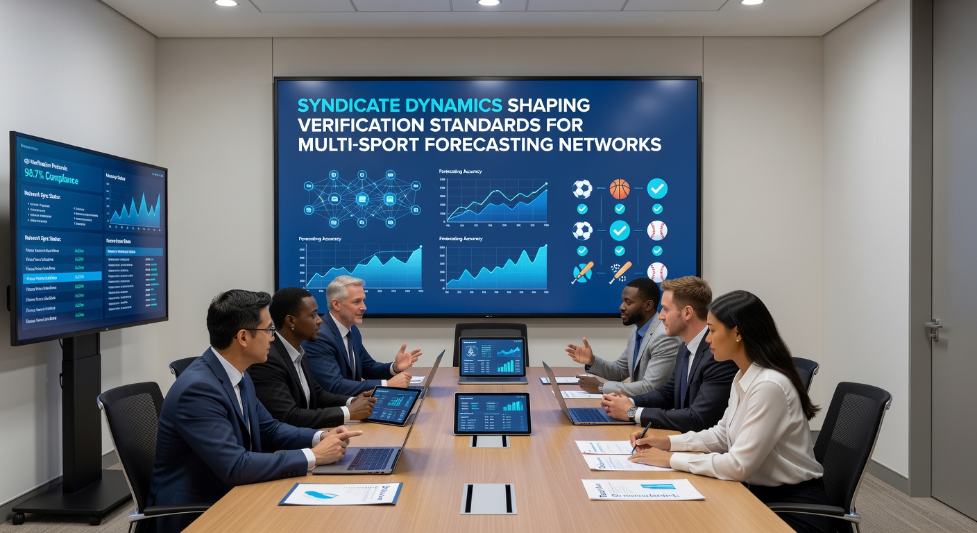 Data analysts reviewing verification metrics for football, tennis, and horse racing forecasts