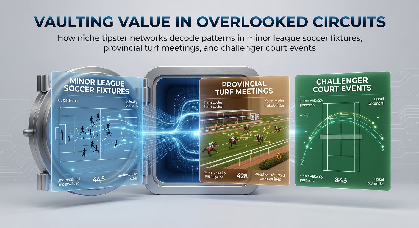 Niche tipster networks analyzing minor league soccer data on digital platforms