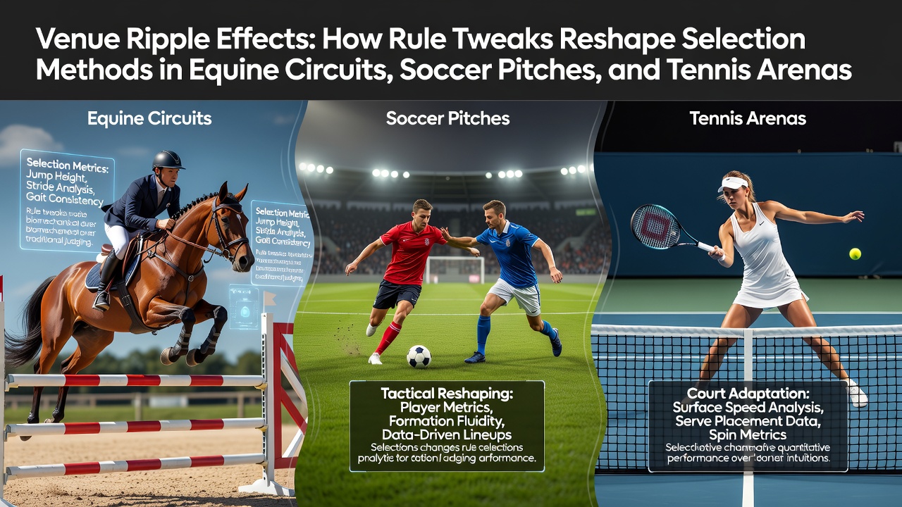 Equine circuit venue adjustments altering horse selection criteria in racing environments
